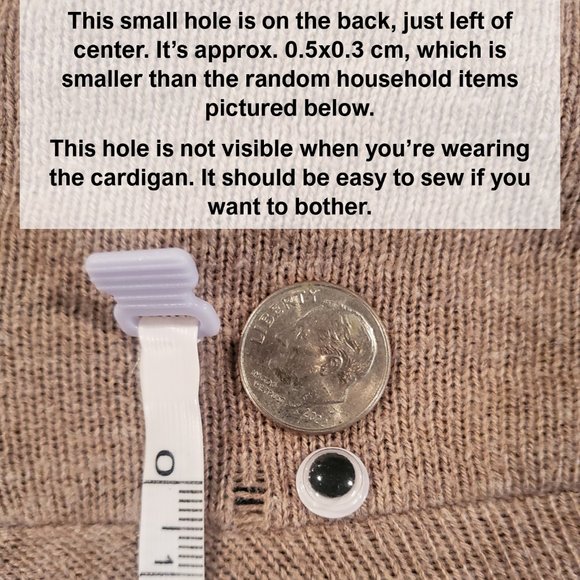 Calvin Klein cascading open-front cardigan - size L - Picture 6 of 7